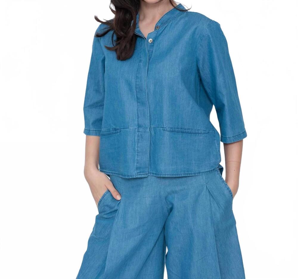 NEW BLUEBERRY heritage shirt in denim